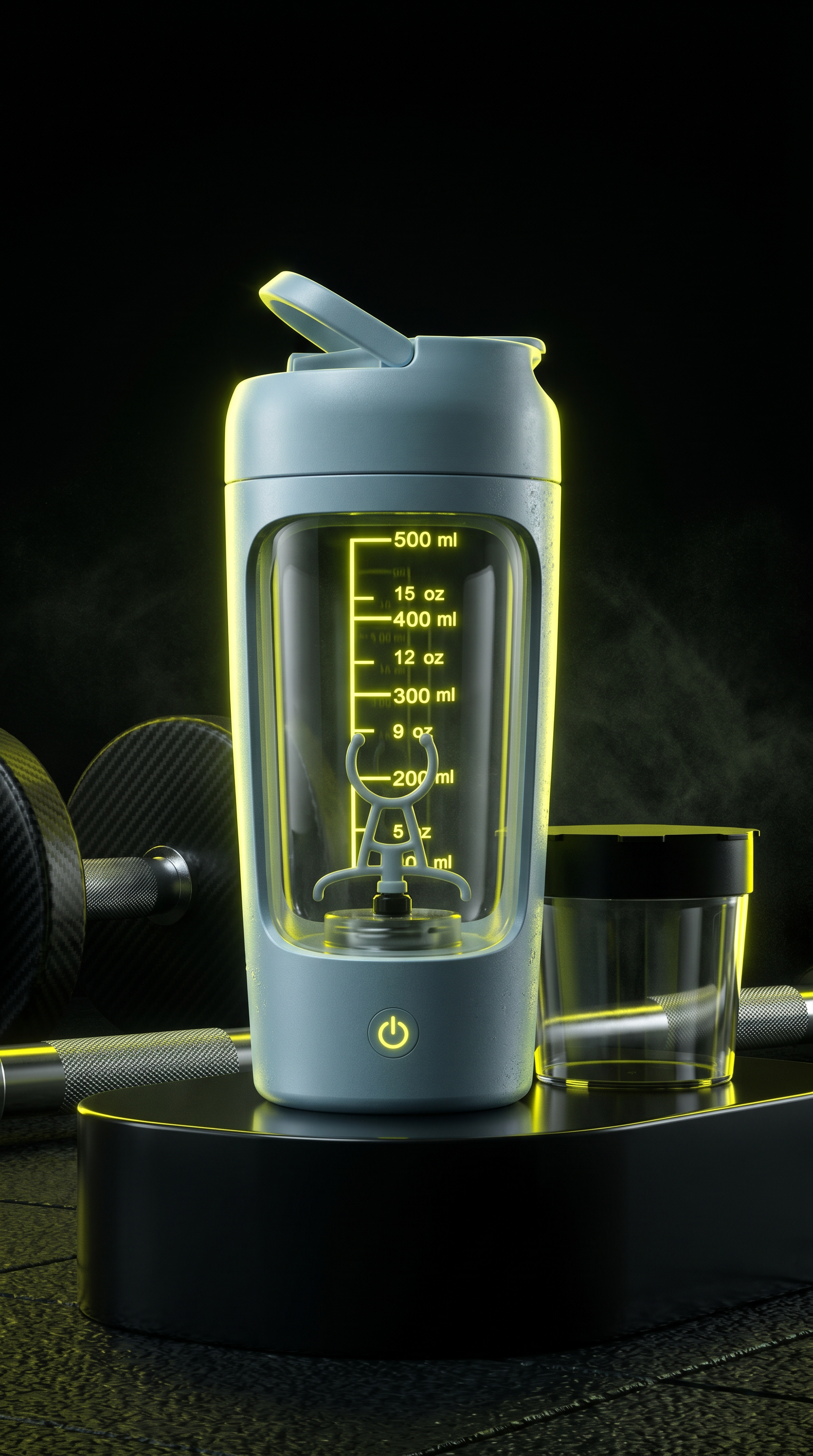 Pro Shaker Bottle with Storage Compartment