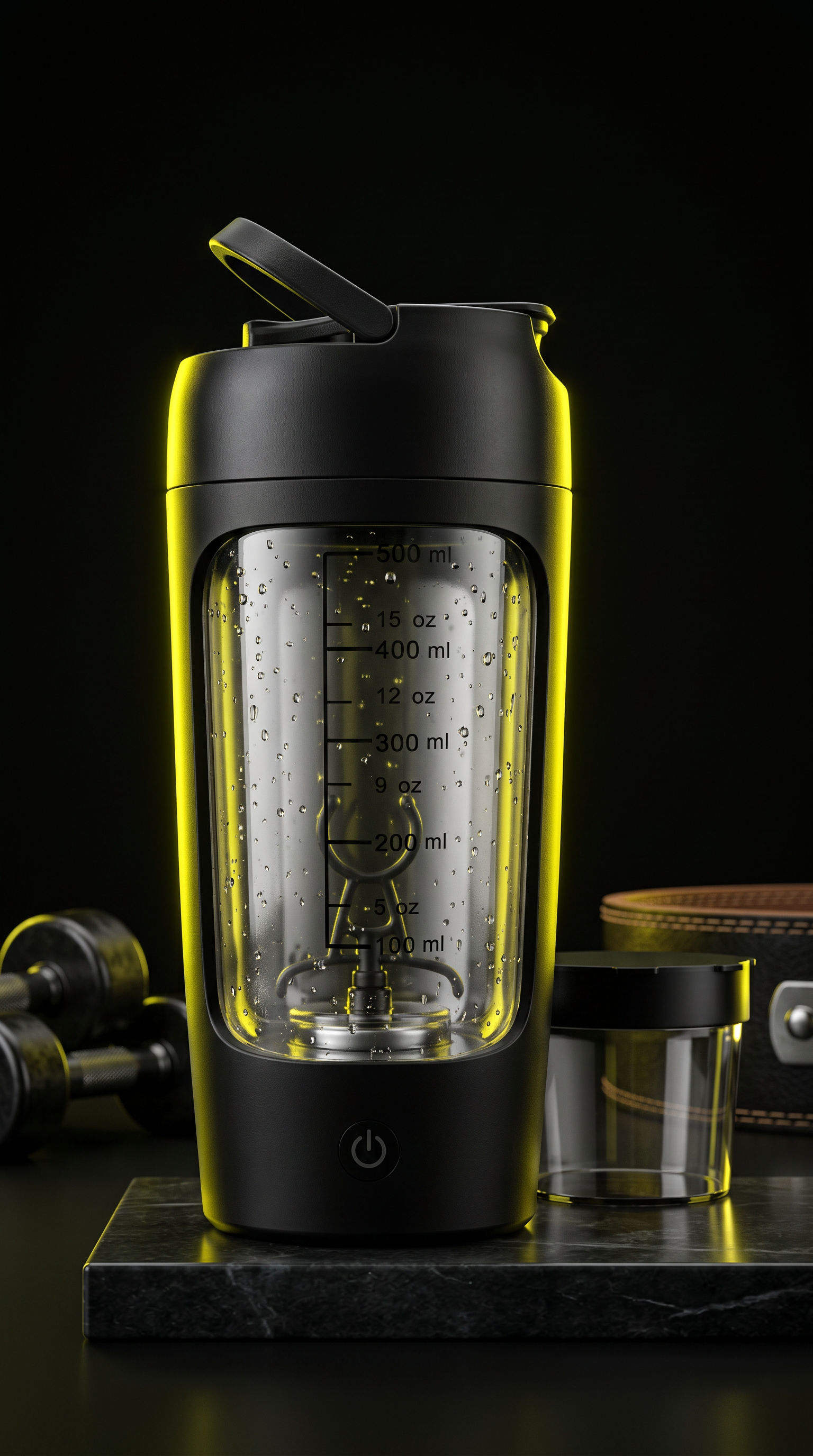 Pro Shaker Bottle with Storage Compartment