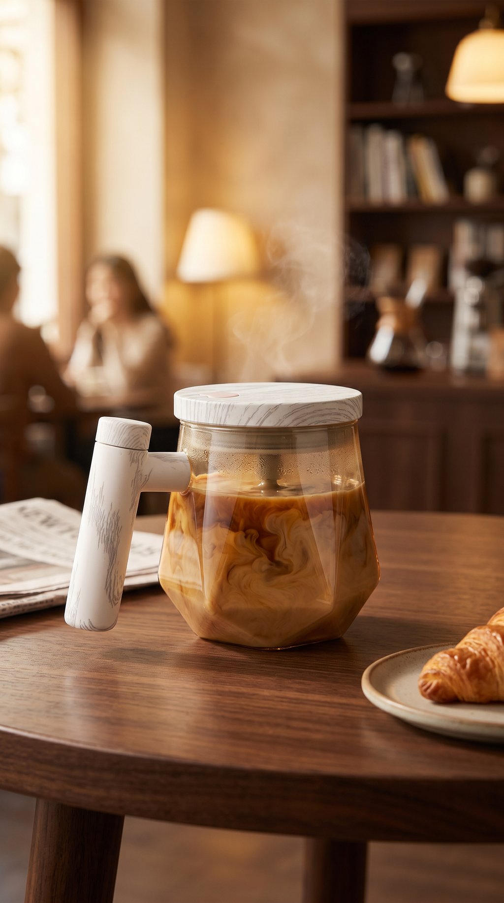Self-Stirring Coffee Mug