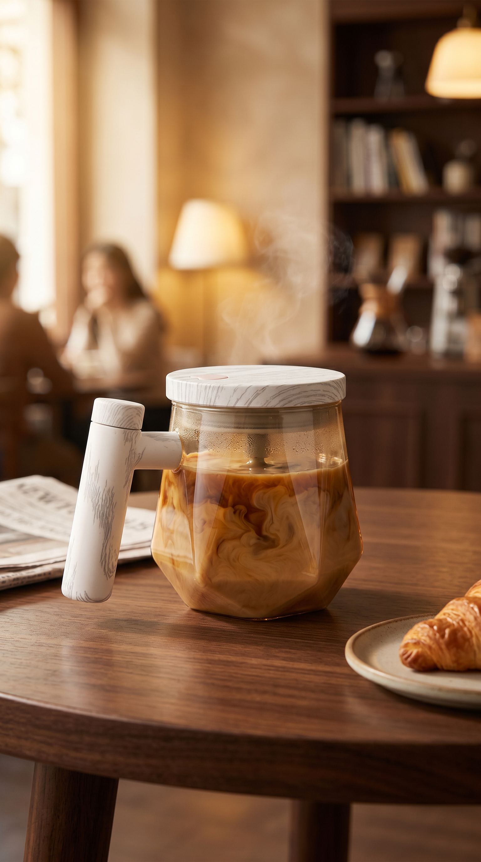Self-Stirring Coffee Mug