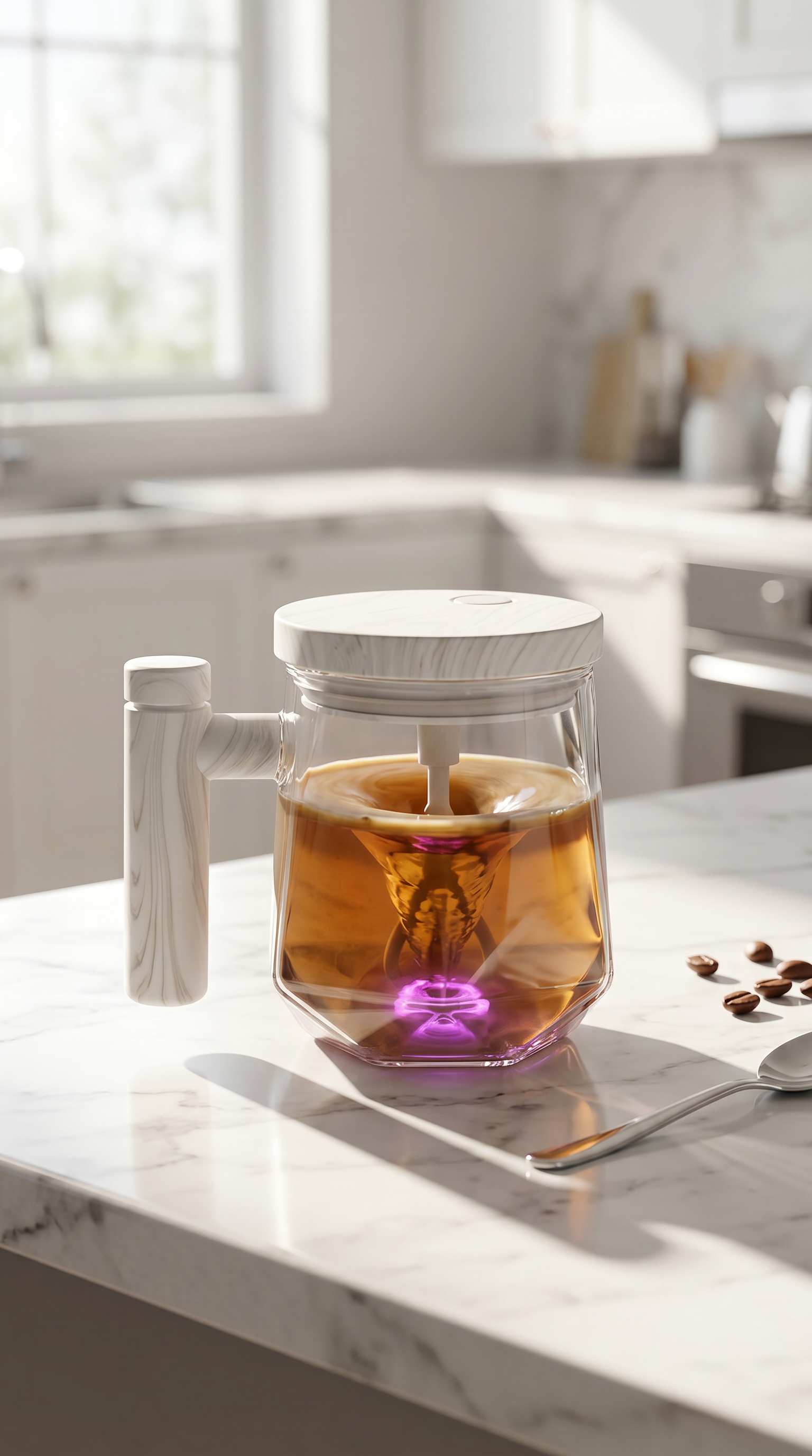 Self-Stirring Coffee Mug