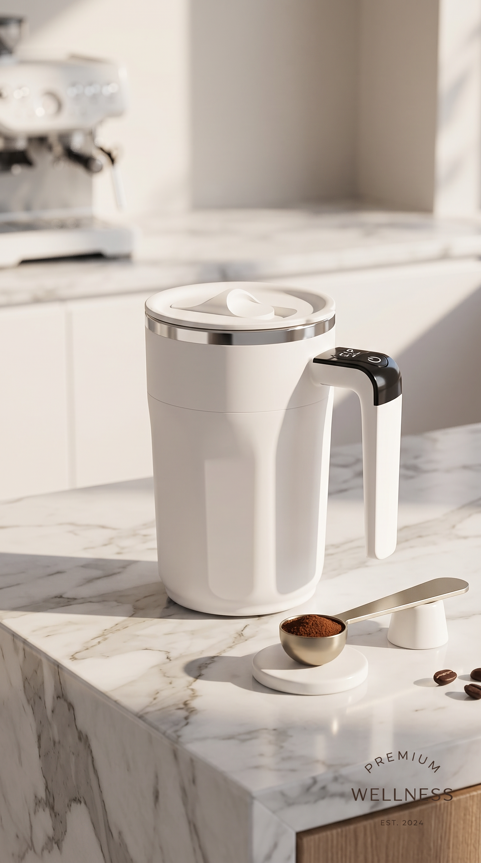 Smart Mixing Cup with Temperature Display