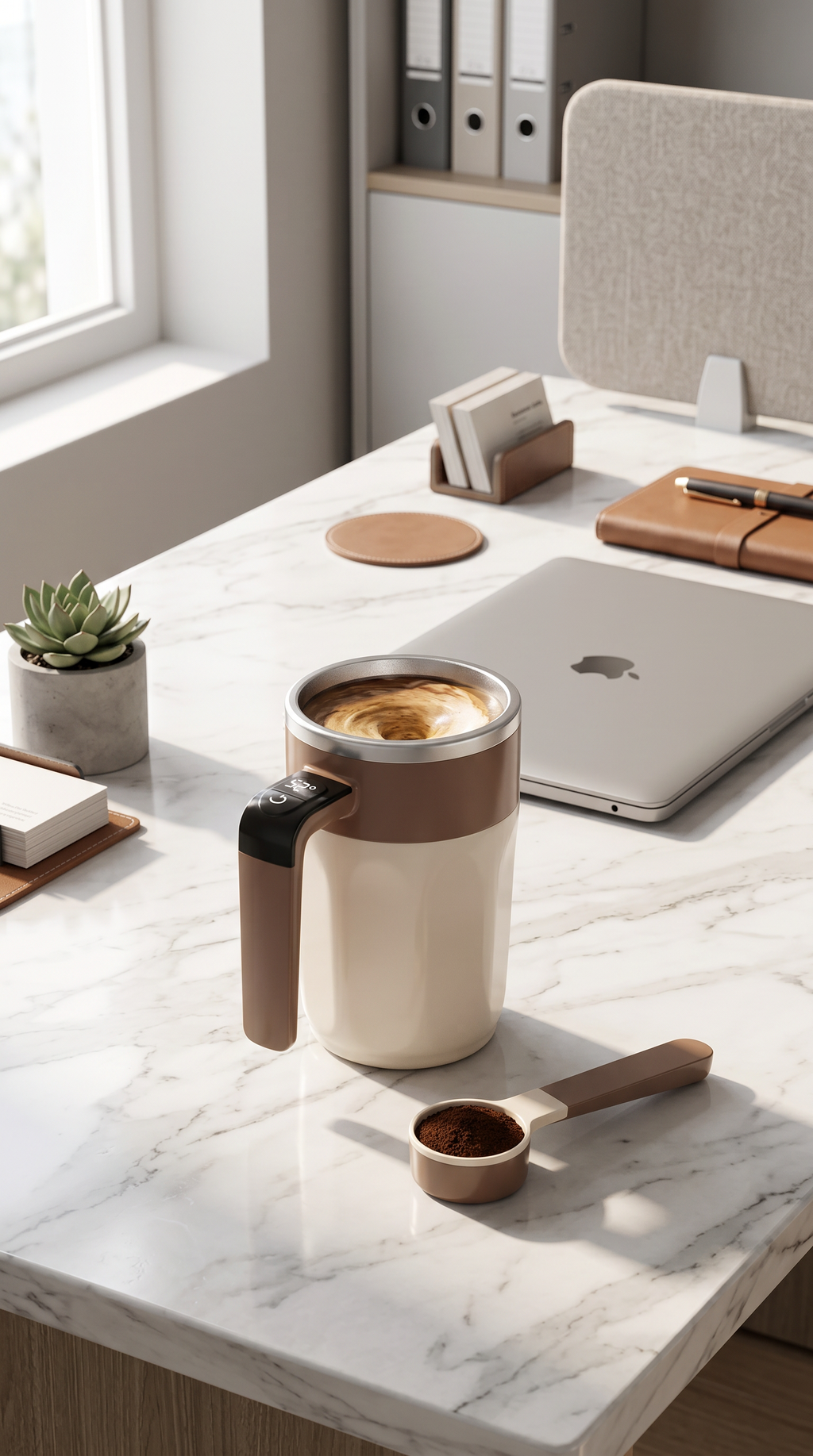 Smart Mixing Cup with Temperature Display
